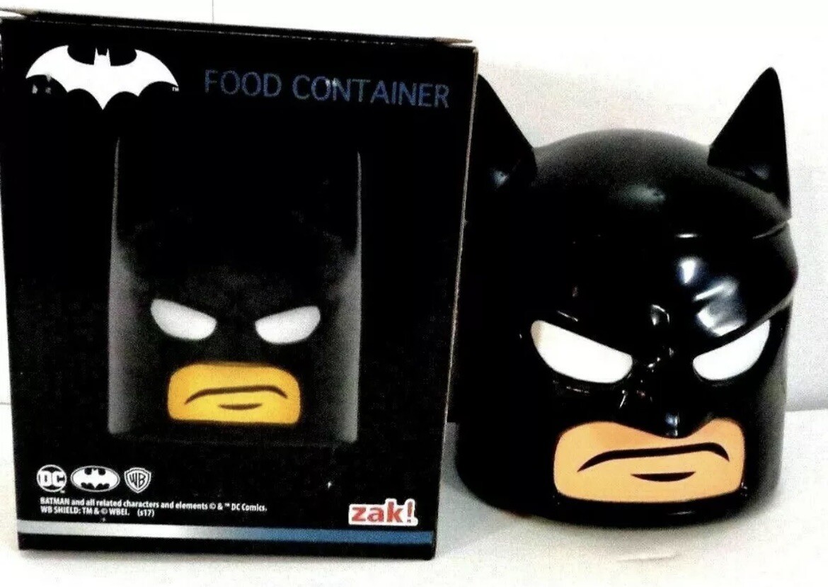 Lego Batman DC Loot Crate Insulated Food Container New Collectible 10.5oz Zak!