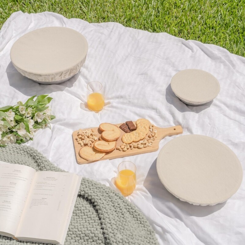 6pcs Cotton Covers for Sourdough Jar Elastic Starter Cloth Fermentation Tool