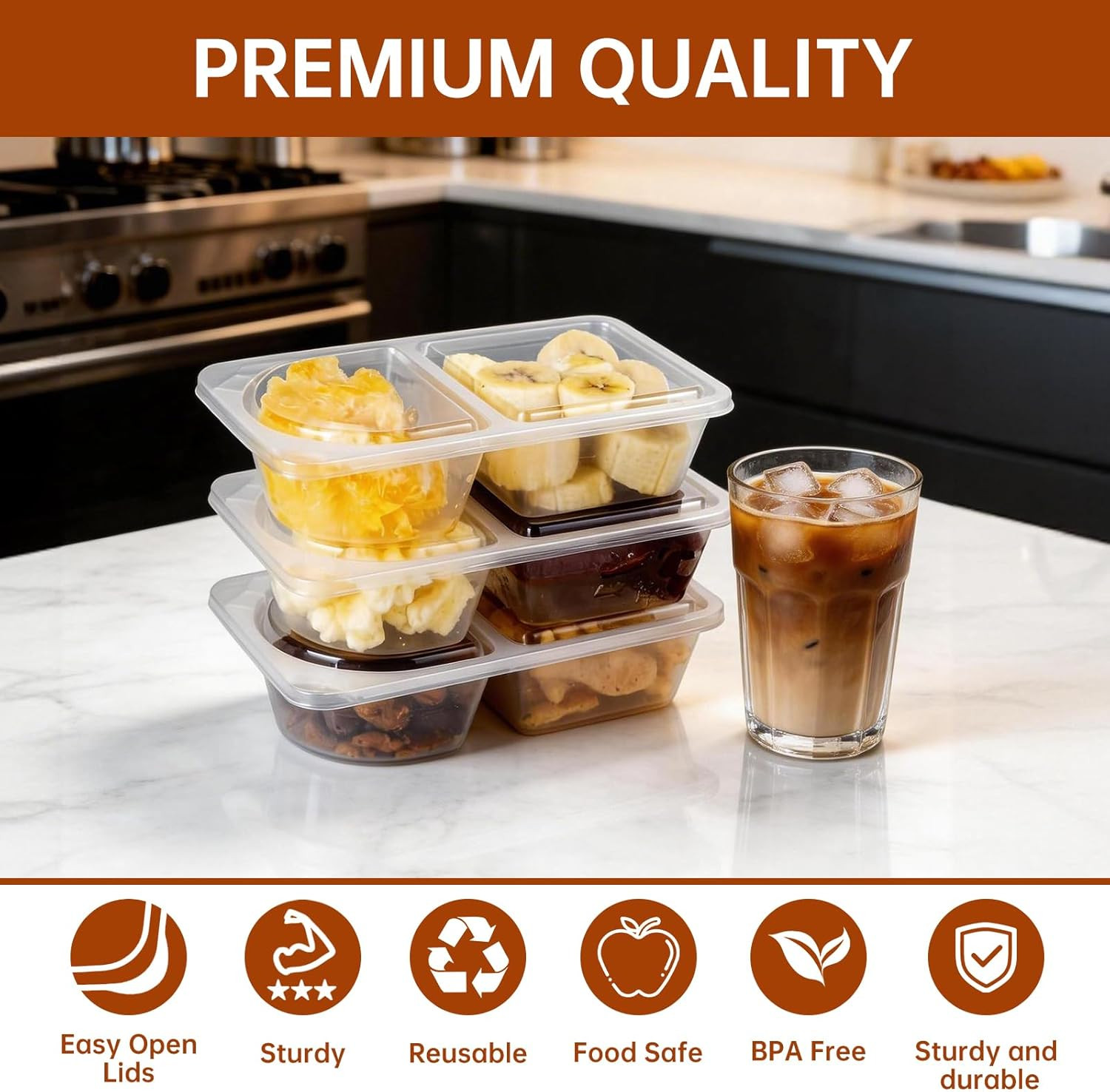 Reusable Snack Containers with Lids, Snack Containers, 20-Pack Snack Pack Contai
