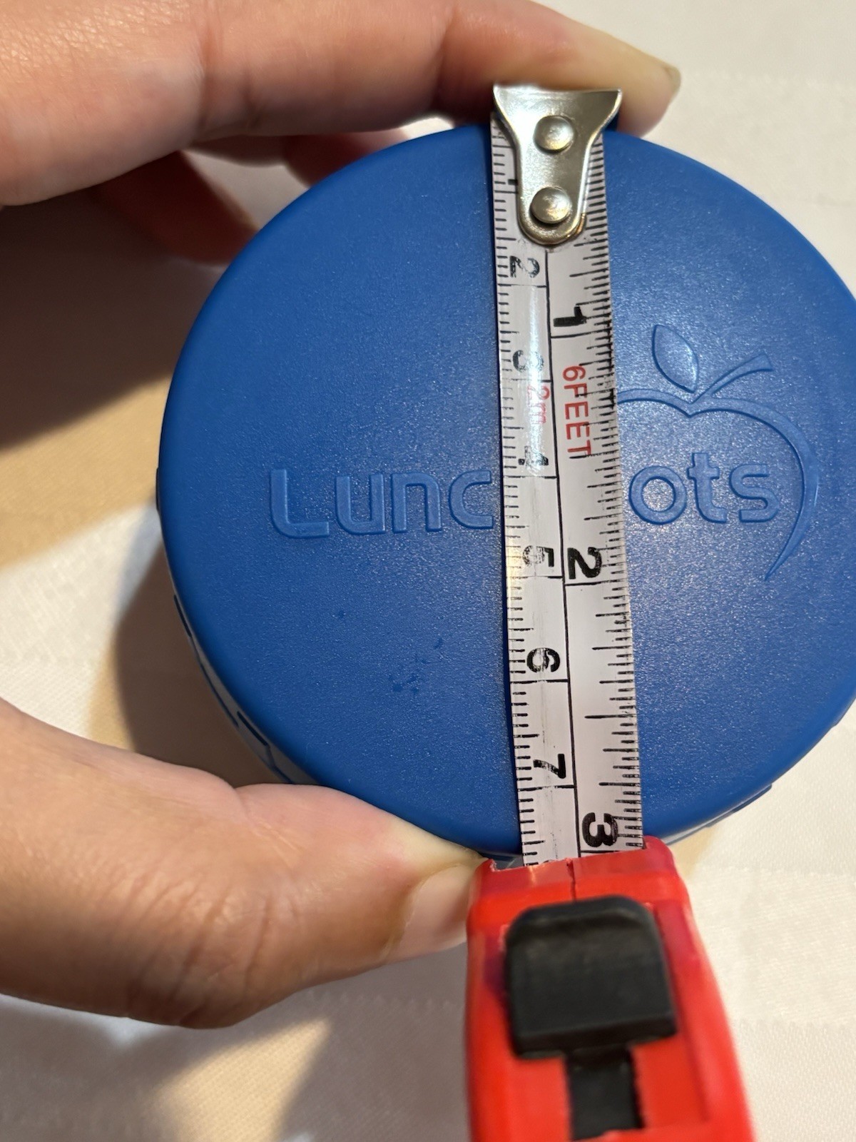 LunchBots Blue 18/8 Stainless Steel 4 oz/120ml Round Food Storage Container