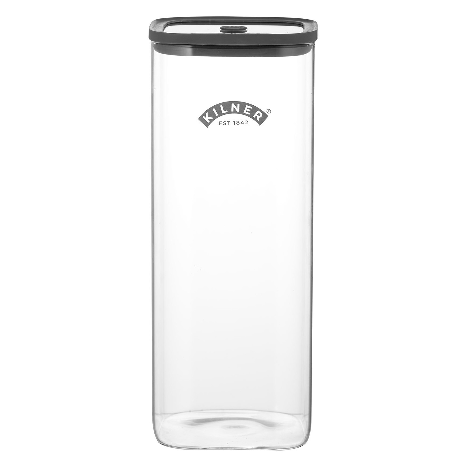 Kilner Fresh Storage Square Jar, Borosilicate Glass Food Container, 118 Ounce
