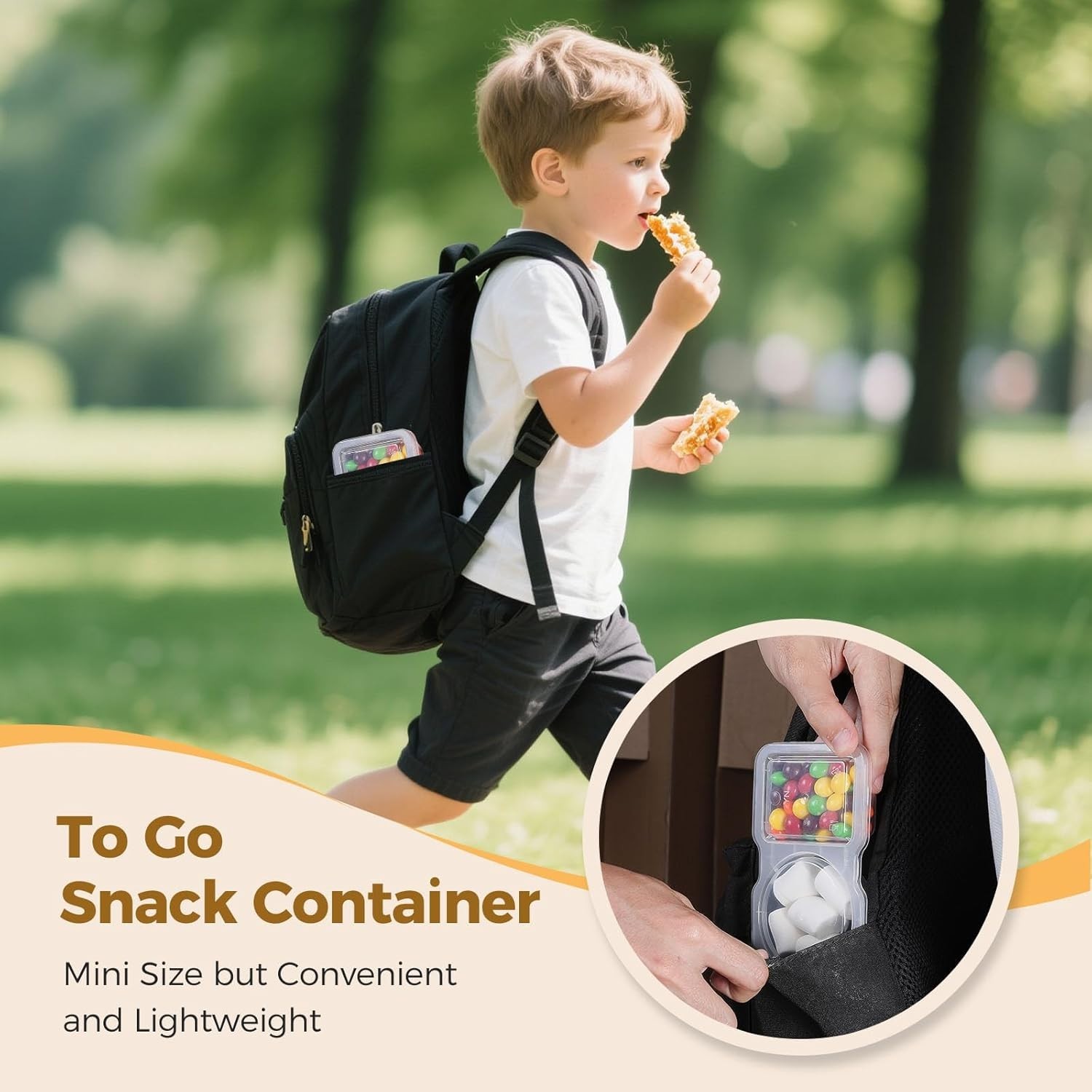50PCS Double Compartment Condiment Containers w/ Lids Clear Snack Sauce Cups