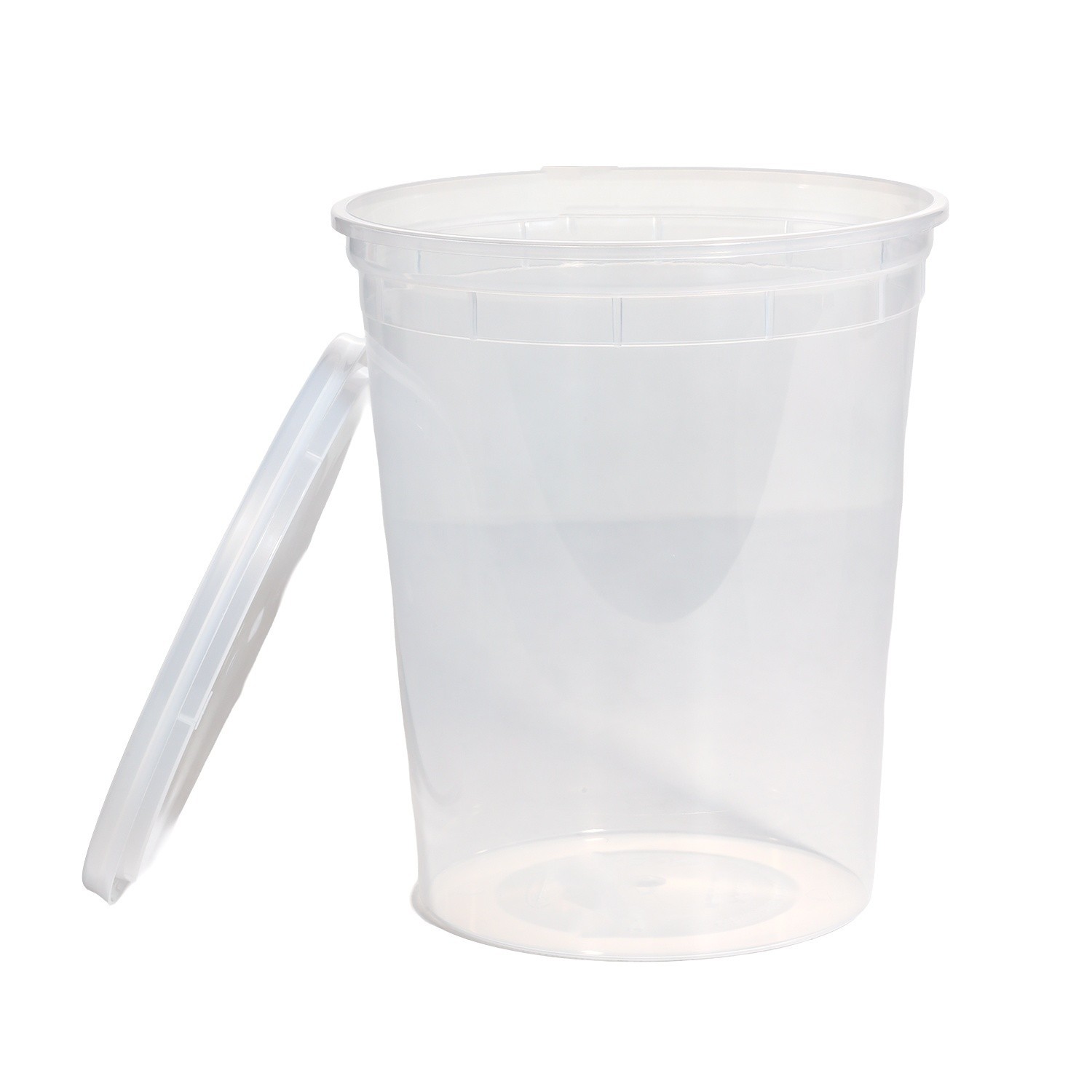 (4 pack) Mainstays 40 Piece 32oz Plastic Deli Container, Ideal Use for Meal Pre