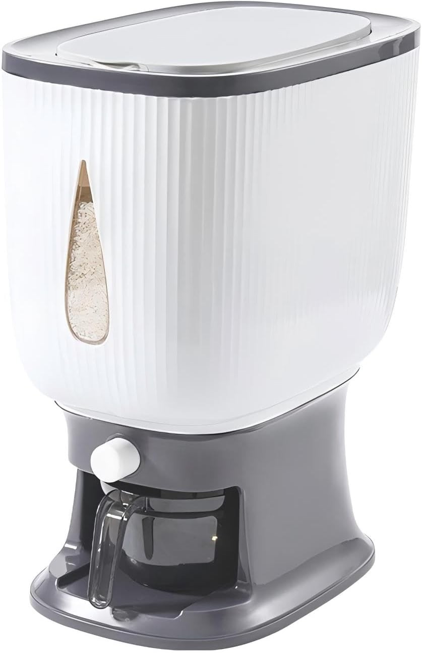rice dispenser 22-pound household sealed moisture-proof rice storage container