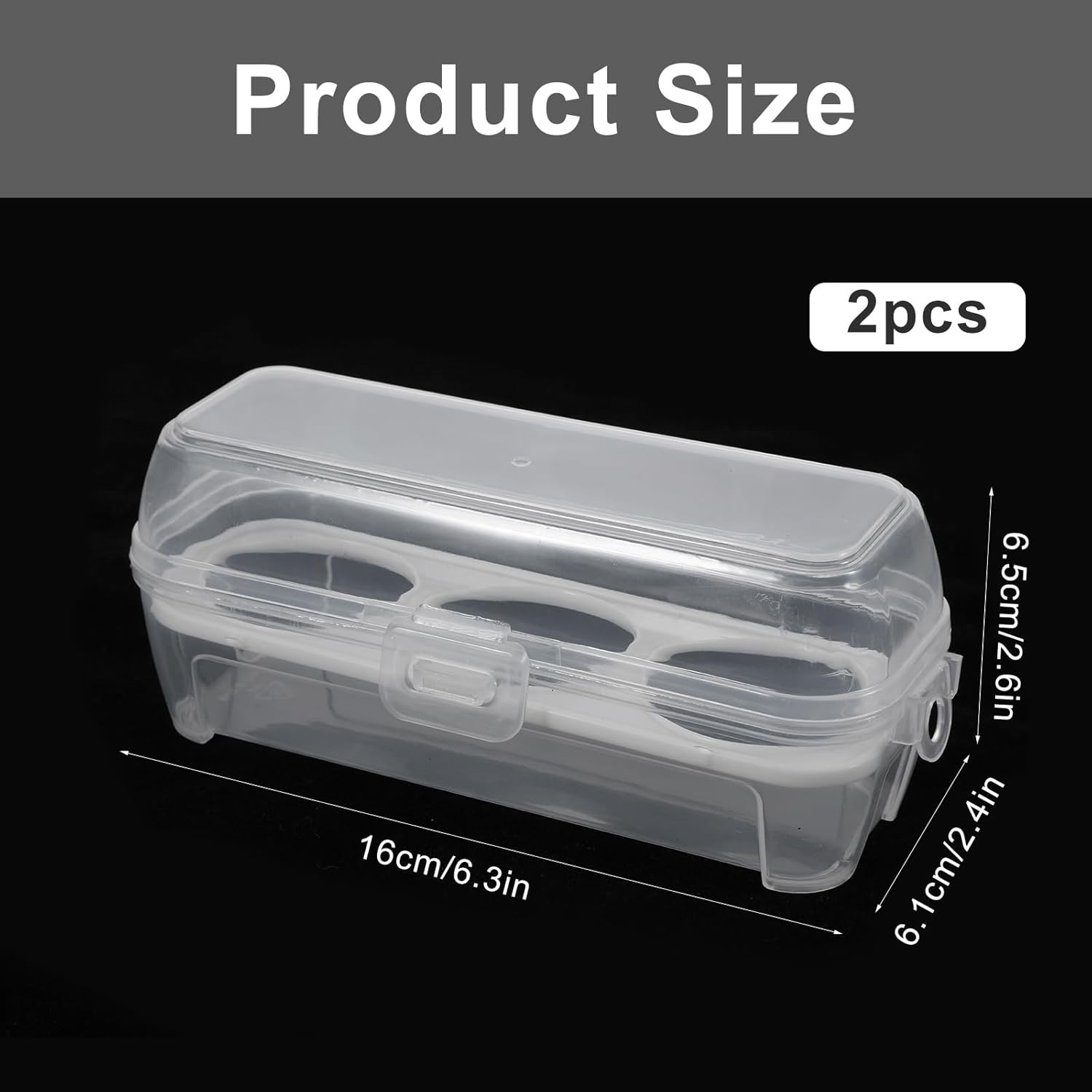 2 Pack Camping Egg Carrier Container Shockproof Hard Boiled Egg Holder Hiking