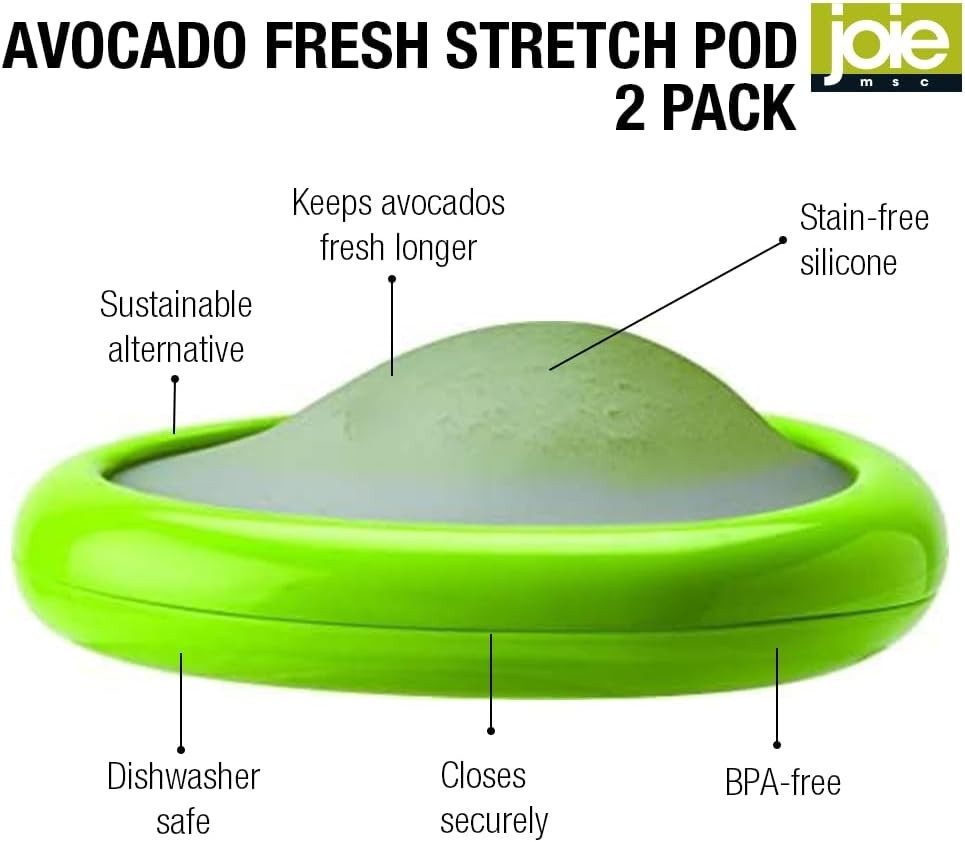 Avocado Stretch Pod Keep Avocadoes Fresh Longer Refrigerator Storage Produce