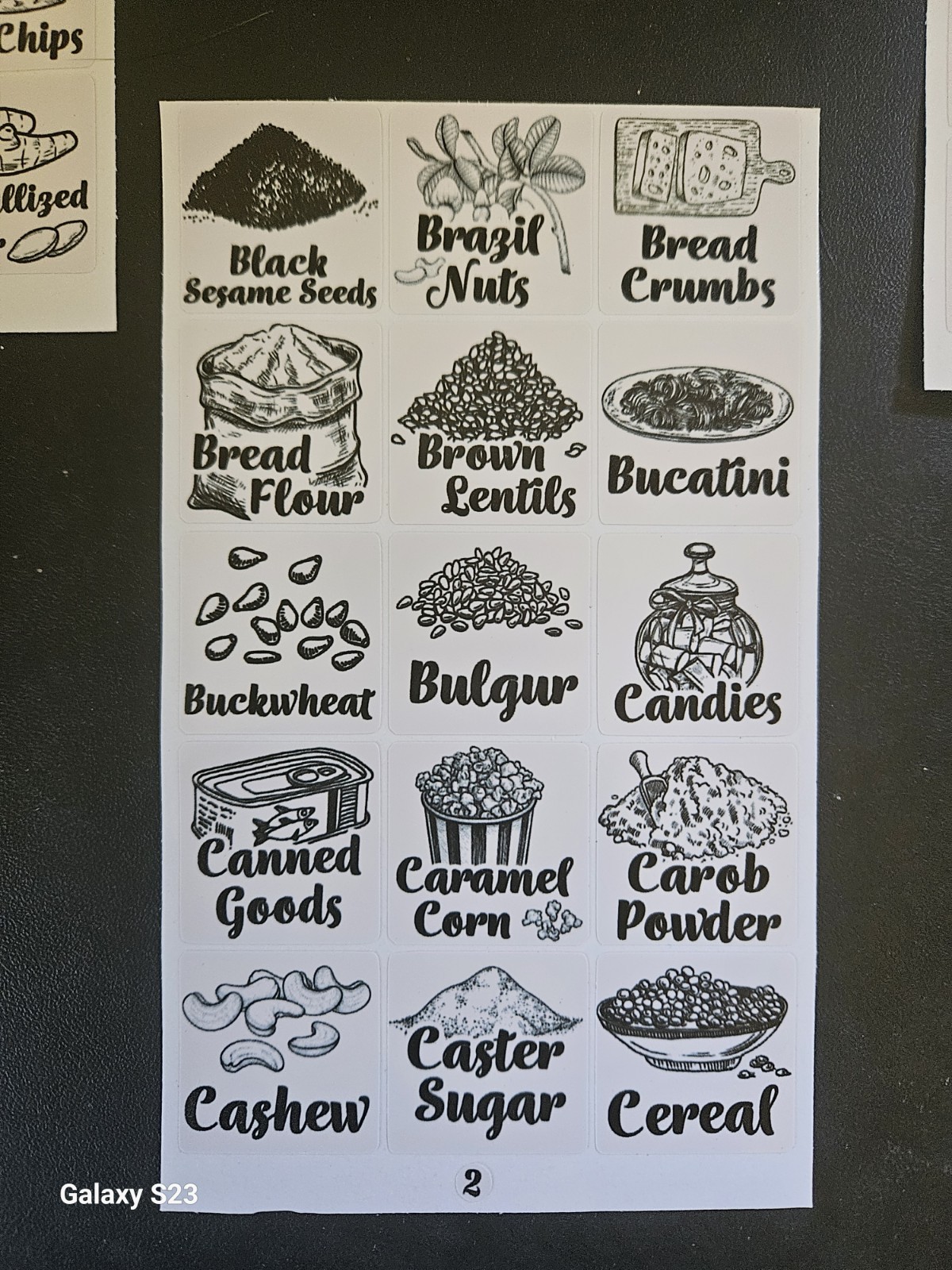 75 Pc Aesthetic Pantry Labels