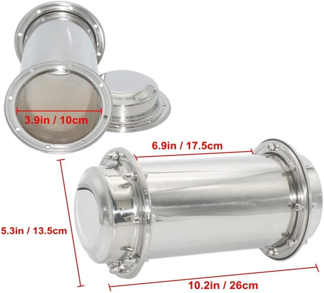 Waterproof Stainless Steel Time Capsule, 10.2 Inch – Store Your Treasures Safely