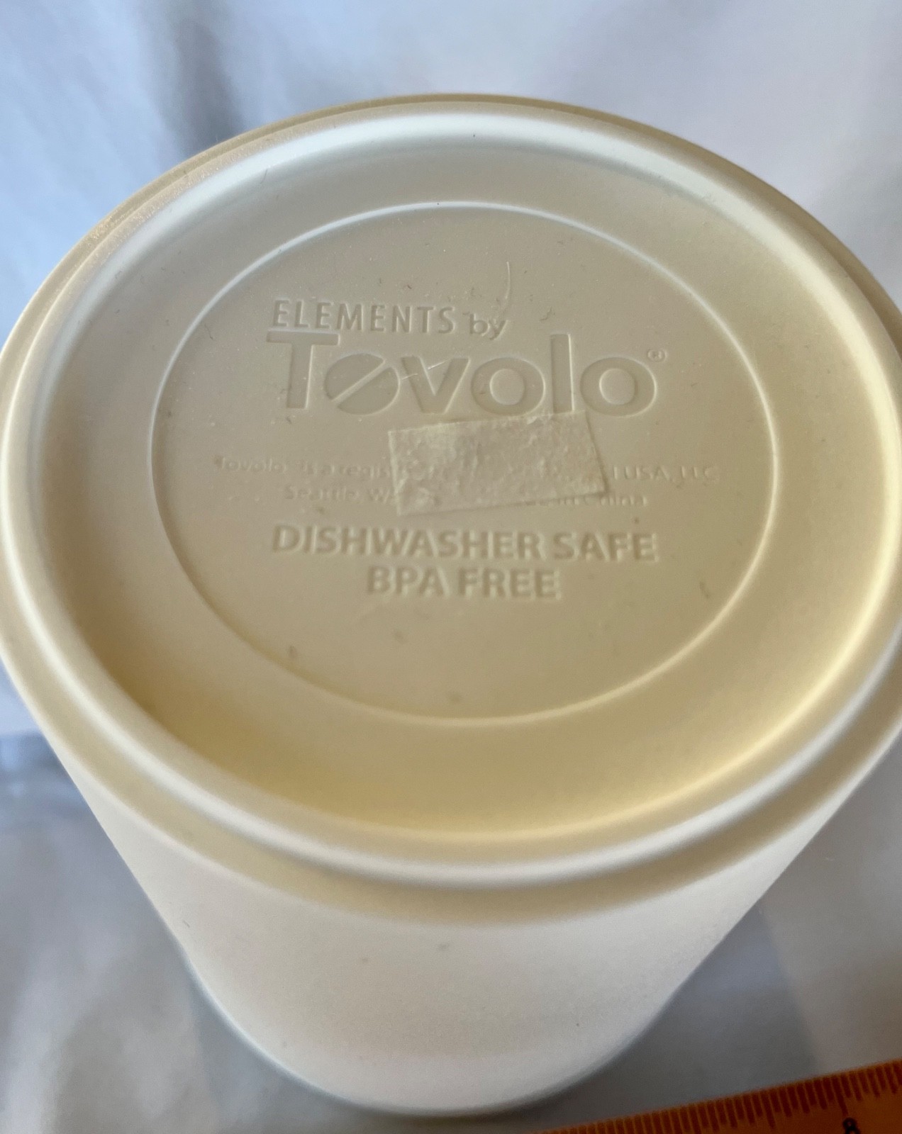 Tovolo 1 Quart Ice Cream Gelato Sorbet White Tub with Red Lid