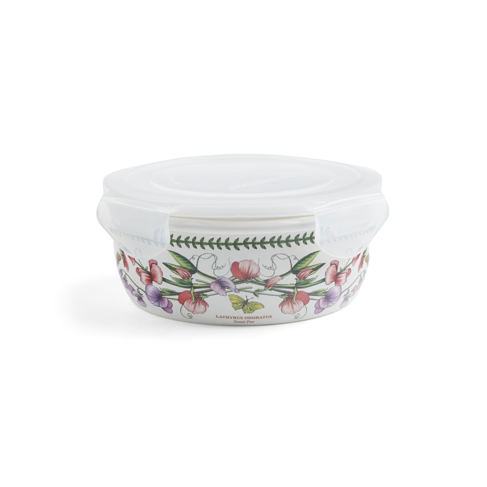 Portmeirion Botanic Garden 6.5-Inch Round Storage Container with Lid