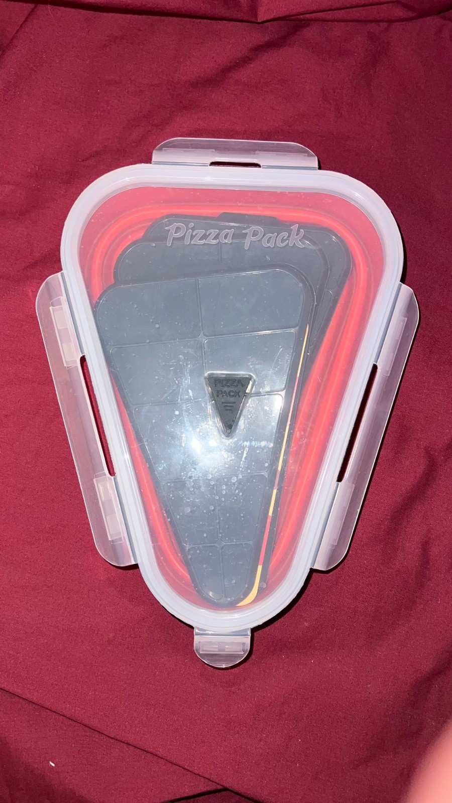 Pizza Pack Storage Container Reusable Foldable Portable Microwavable