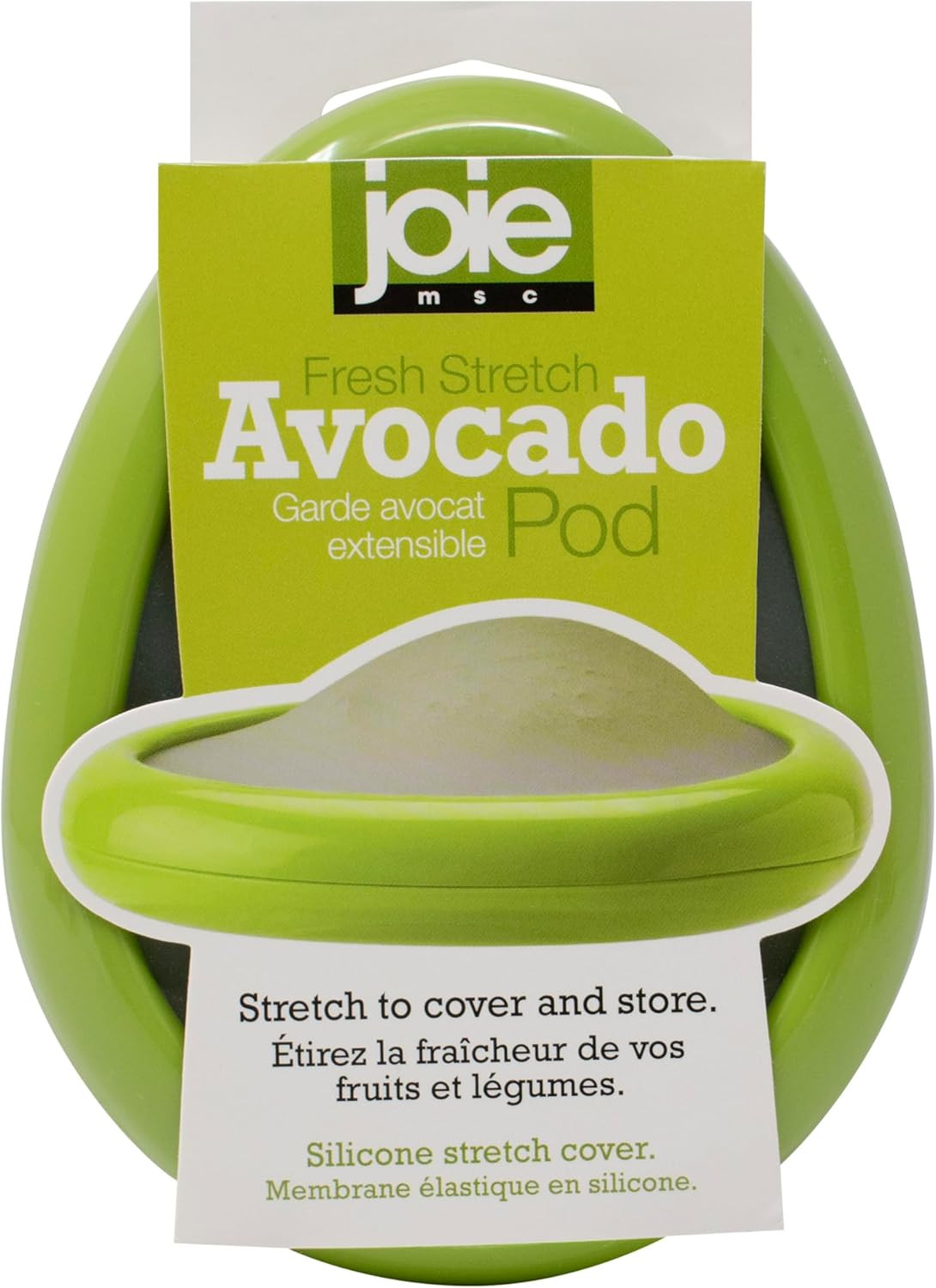 Fresh Stretch Pod Avocado Storage Container, Silicone Food Saver, Keeps Leftover