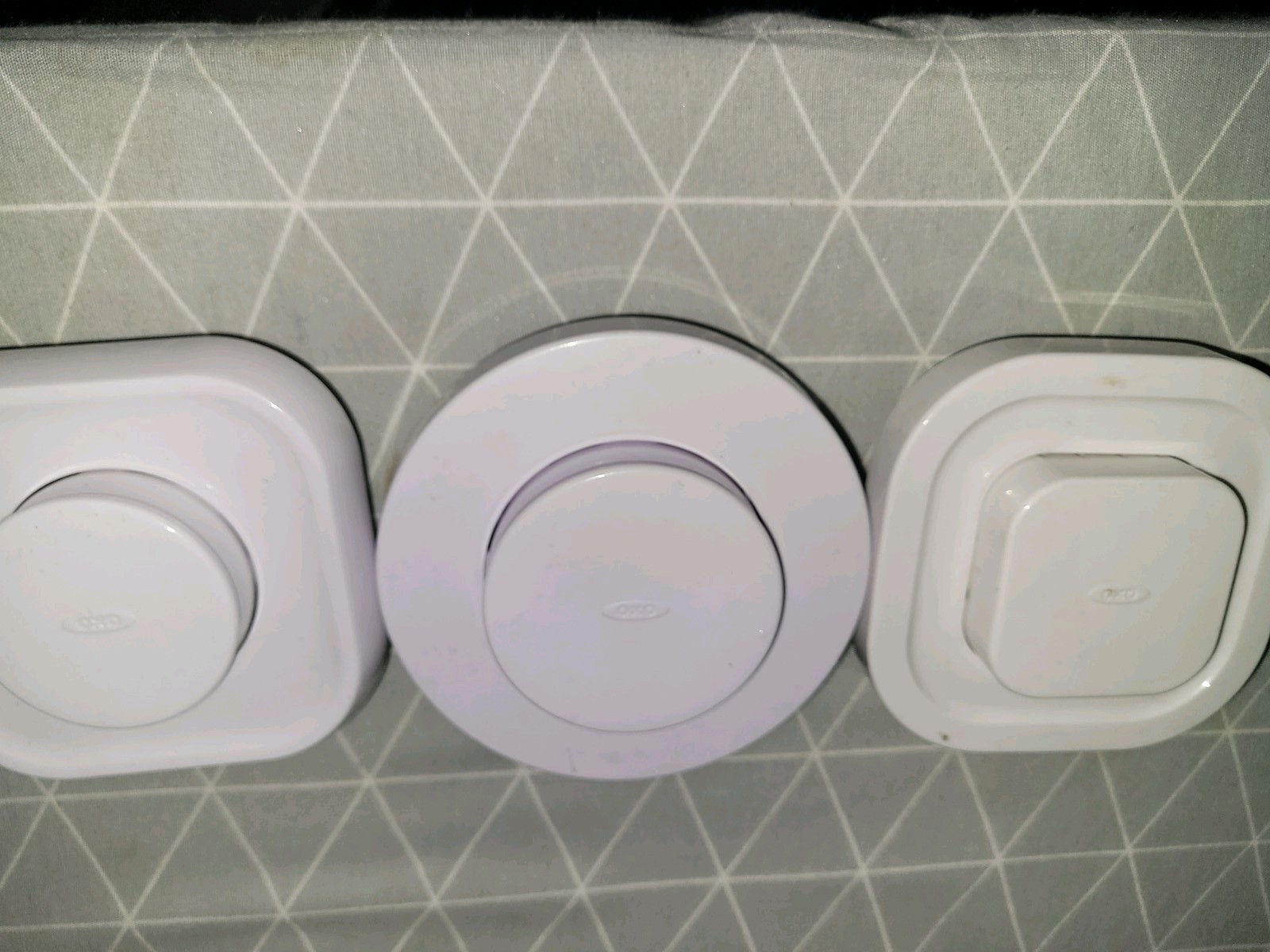 OXO POP Storage Containers Multiple Sizes White Lids Lot of 3