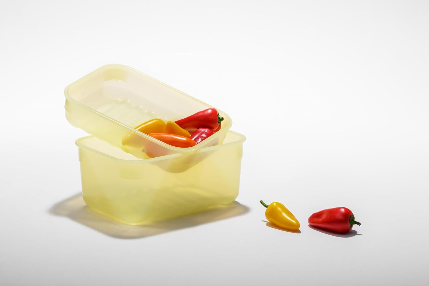 Fresh-Block Plastic Food Storage Container | Produce Storage Containers for Frid