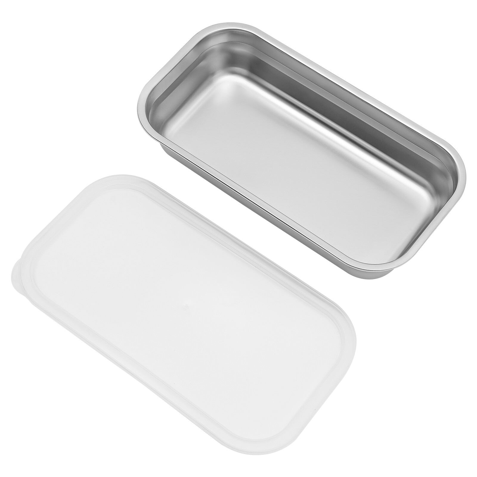 Set of 8 Stainless Steel 3L Bowls- Food Storage Containers Set With Lids