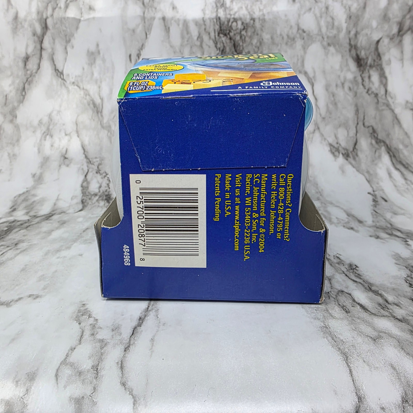Ziploc Snap ‘n Seal Bowls Extra Small Round 1 Cup 8oz 6-Pack Containers Lids