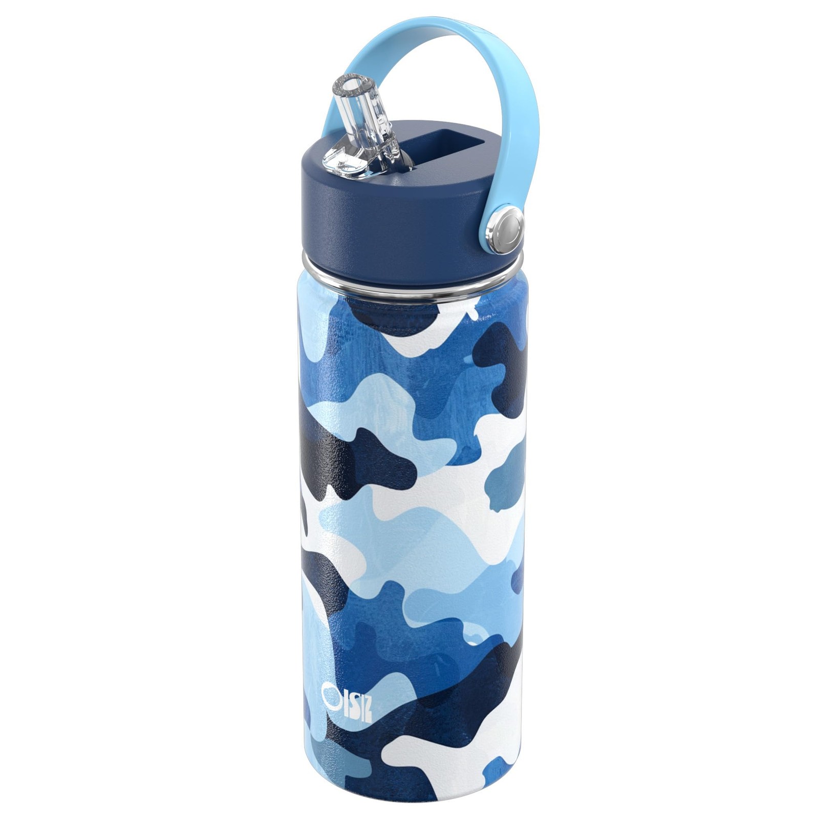 OISIZ 18oz Kids Insulated Stainless Steel Water Bottle with Straw Lid – Leakproo
