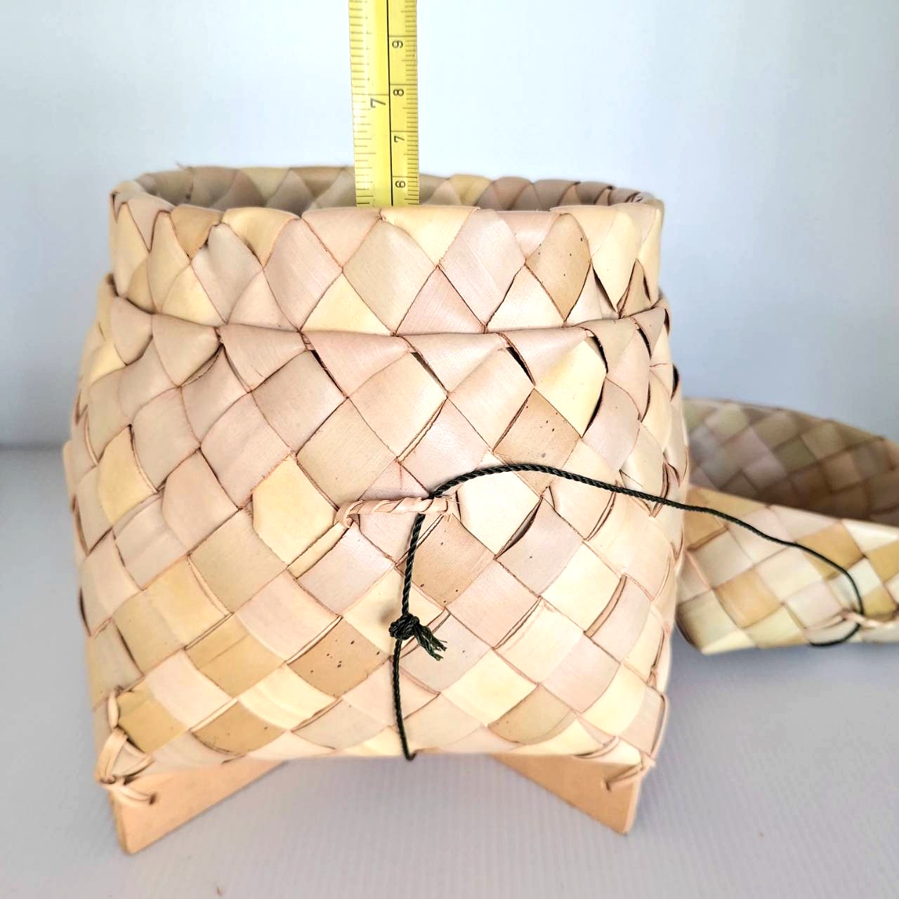Kratip Thai Sticky Rice Box Bamboo Basket Handmade Serving & Home Decor Prop 6″
