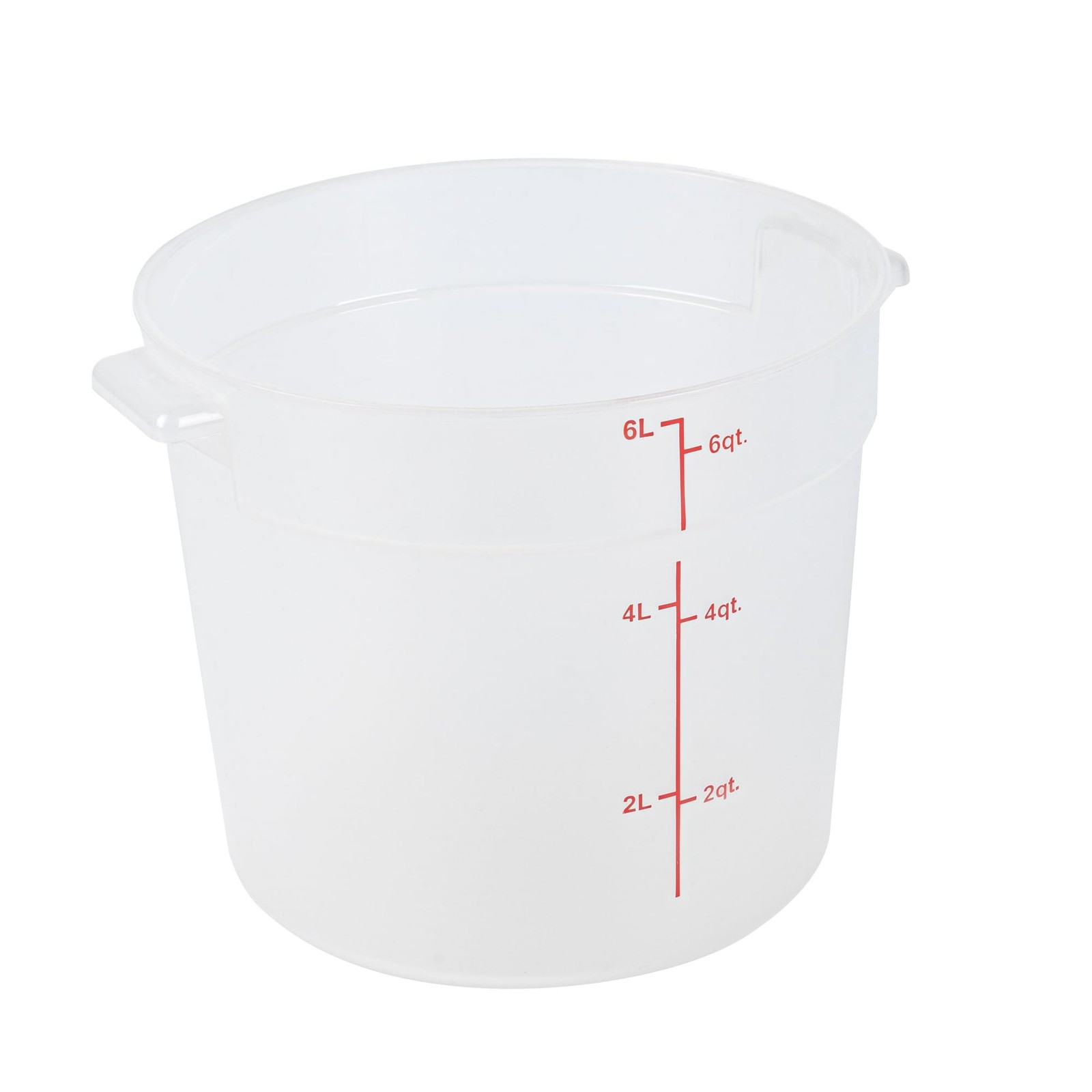 Restaurantware-Met Lux 6 Quart Food Storage Containers 10 Translucent Storage