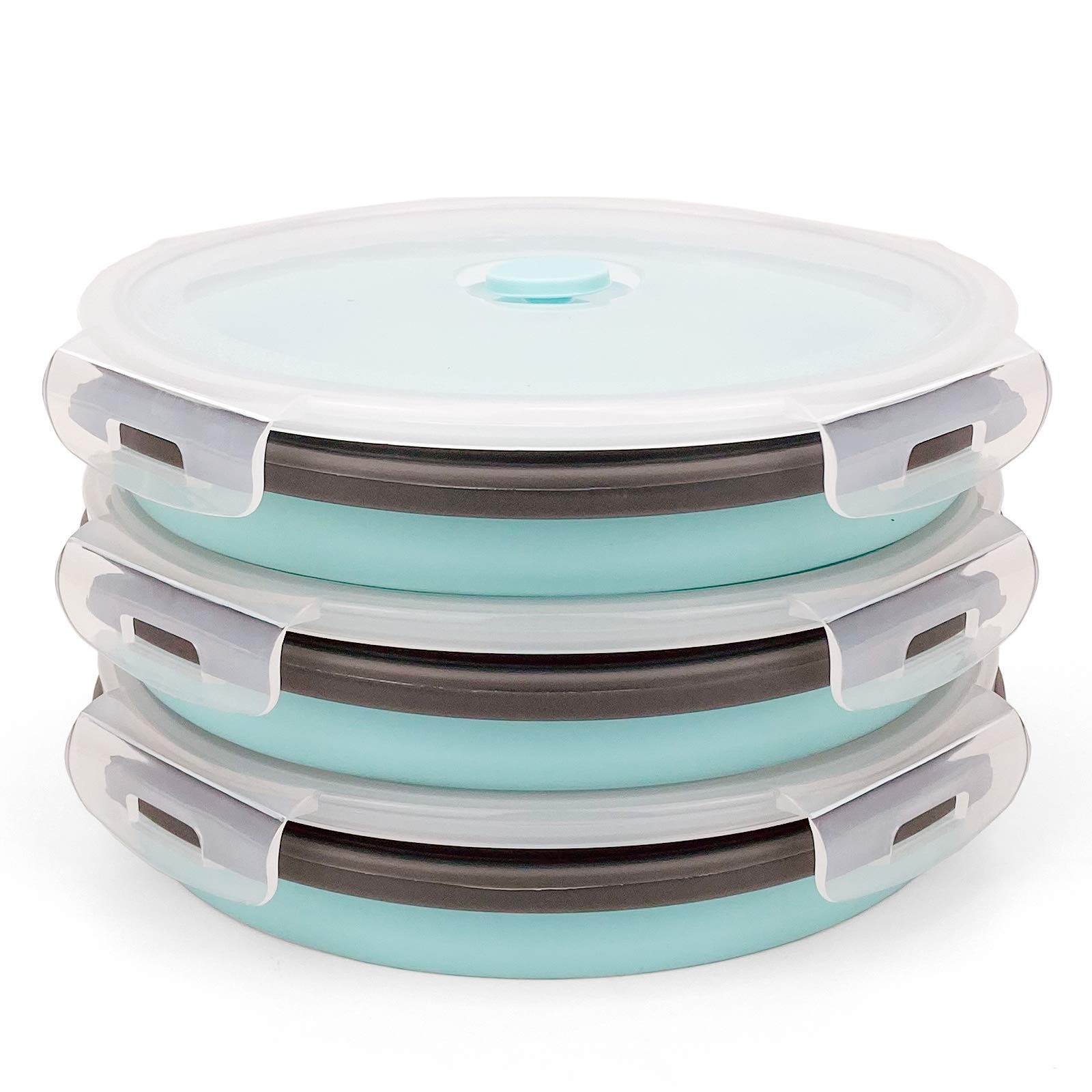 CARTINTS 1200ml Large Collapsible Meal Prep Containers, Reusable Silicone Foo…