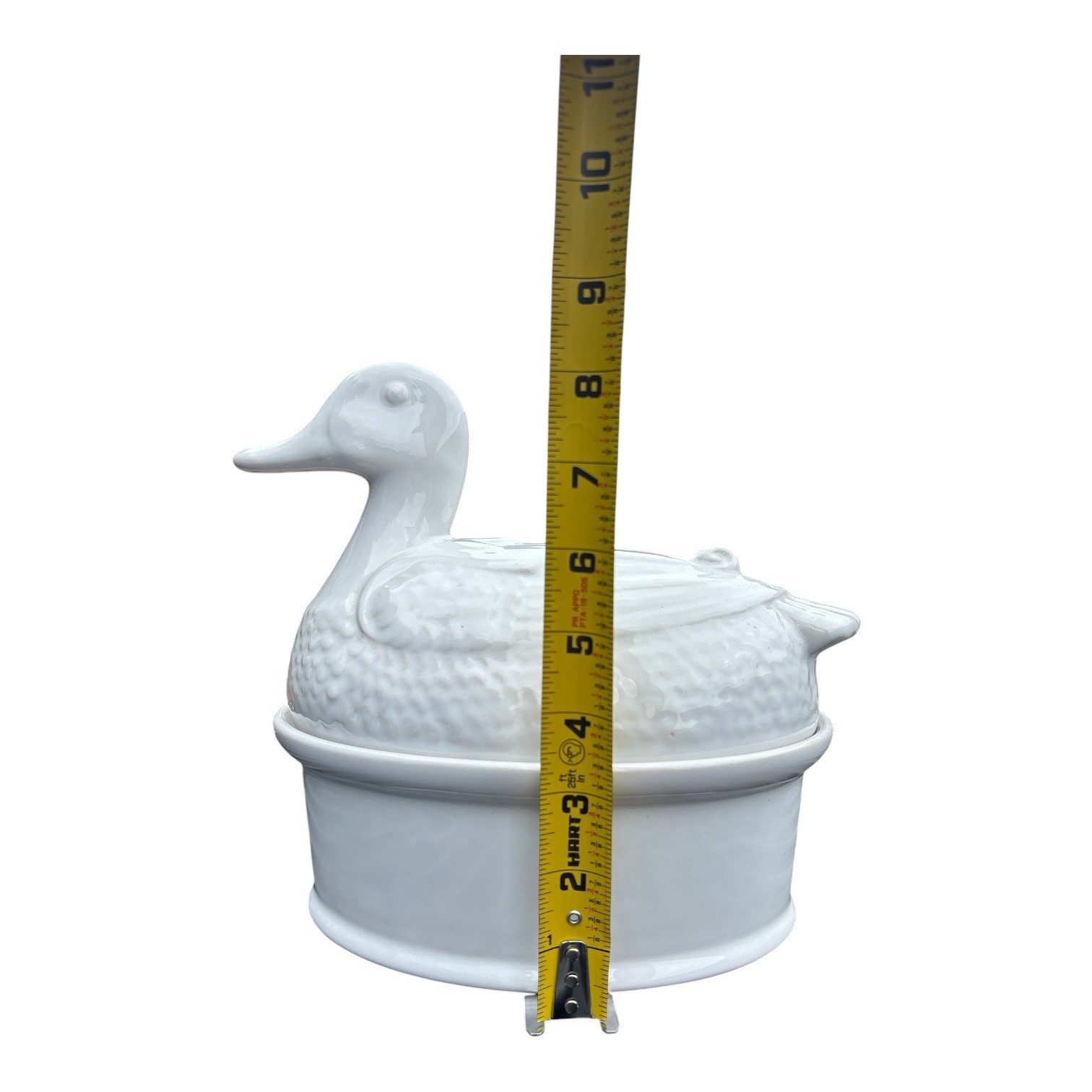 Kitchen Duck Covered Serving Dish Kitchen Storage With Lid Cottage Core Decor 8″