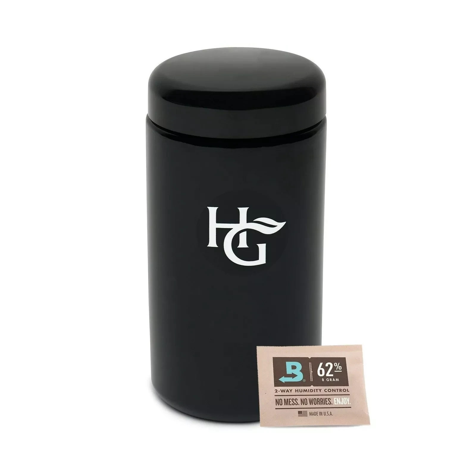 Herb Guard Protective UV Glass Smell Proof Stash Container 500mL w/Humidity Pack
