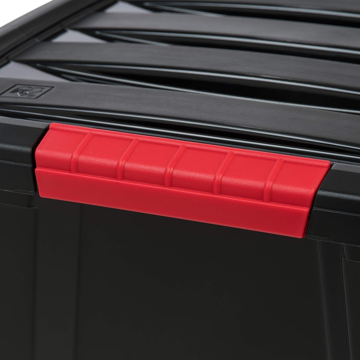 32 Qt Stackable Plastic Storage Bins W/ Lids 6 Pack BPA-Free Made in USA Garage