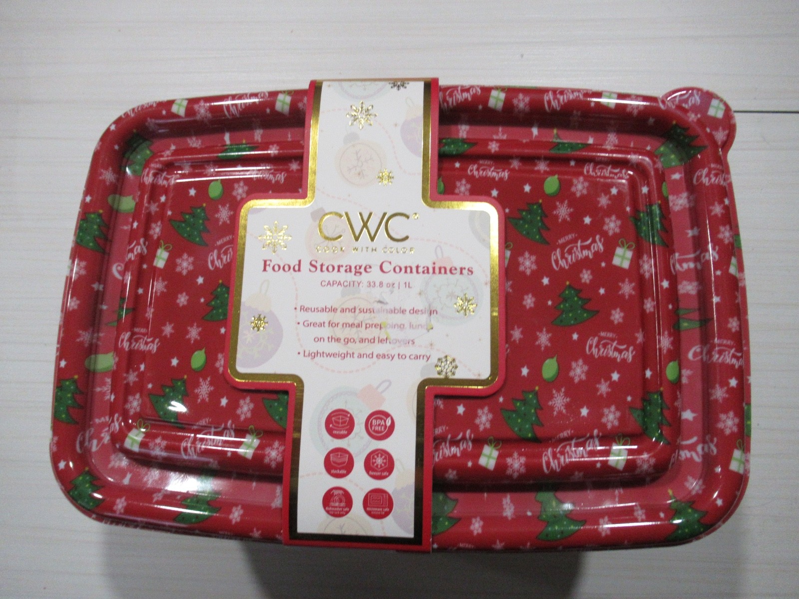 Food Storage Containers. Capacity 33.8 oz
