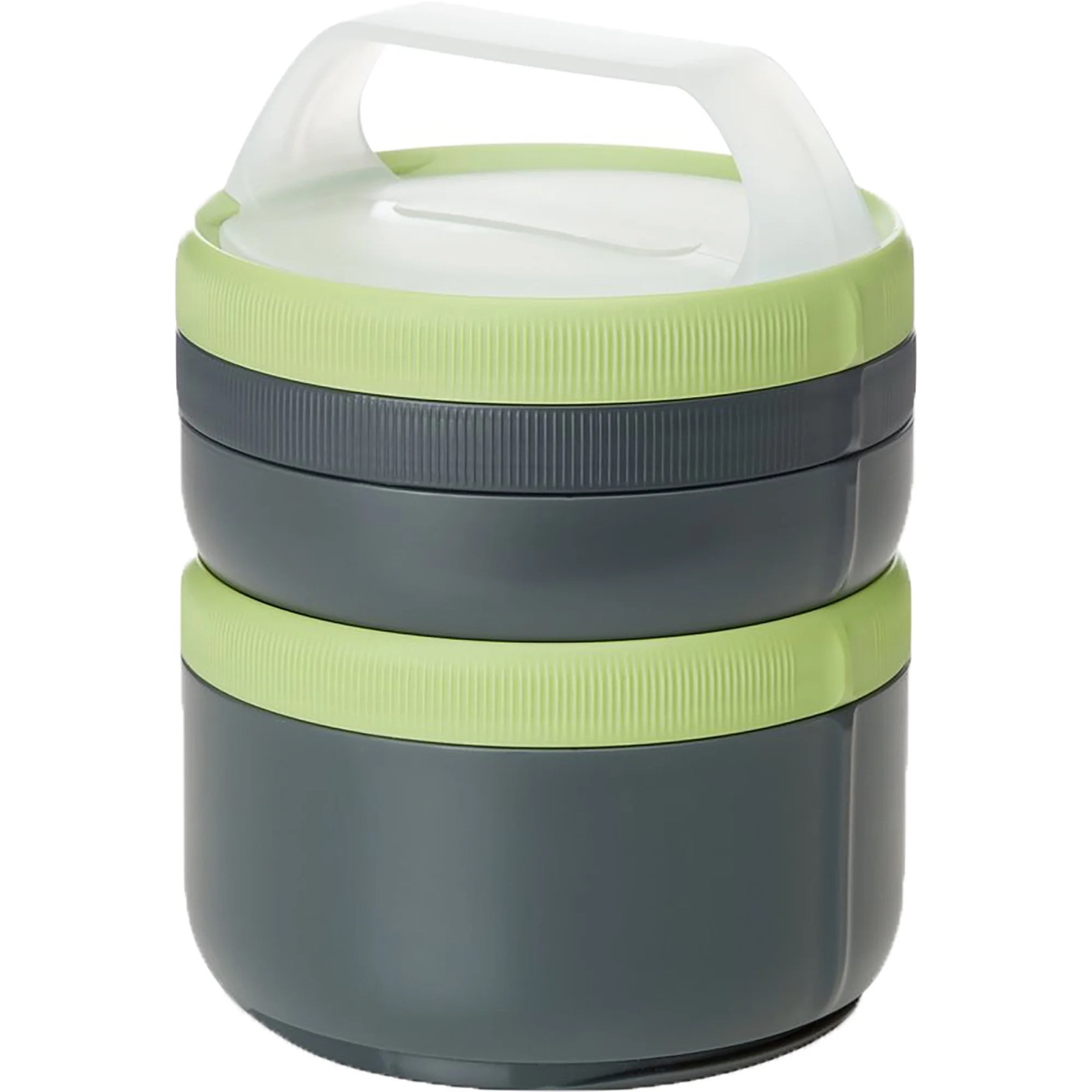Microwave-Safe, Cylindrical Humangear Stax EatSystem Food Container (XL)
