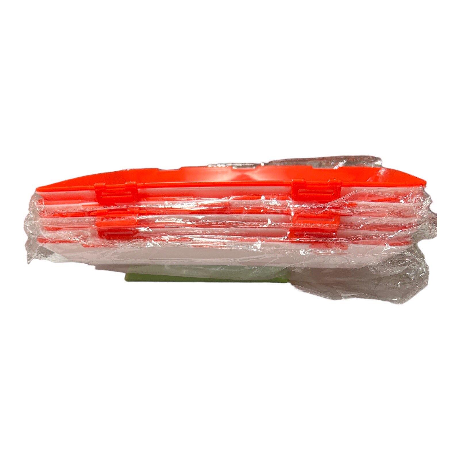 5-PK Skinny Stacks Food Storage Refrigerator Trays Meal Prep Reusable Container