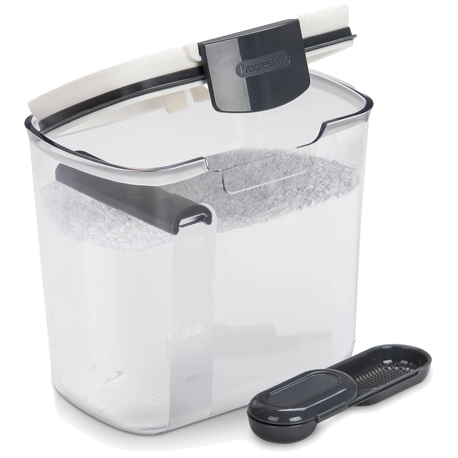 Mess-Free Measuring Sugar Storage – Grey, 1.4 Quart