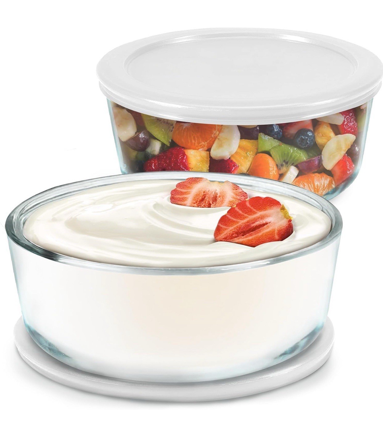 Ultimate Yogurt Containers 2 Pack – Make More Yogurt with 1-Quart Glass Conta…