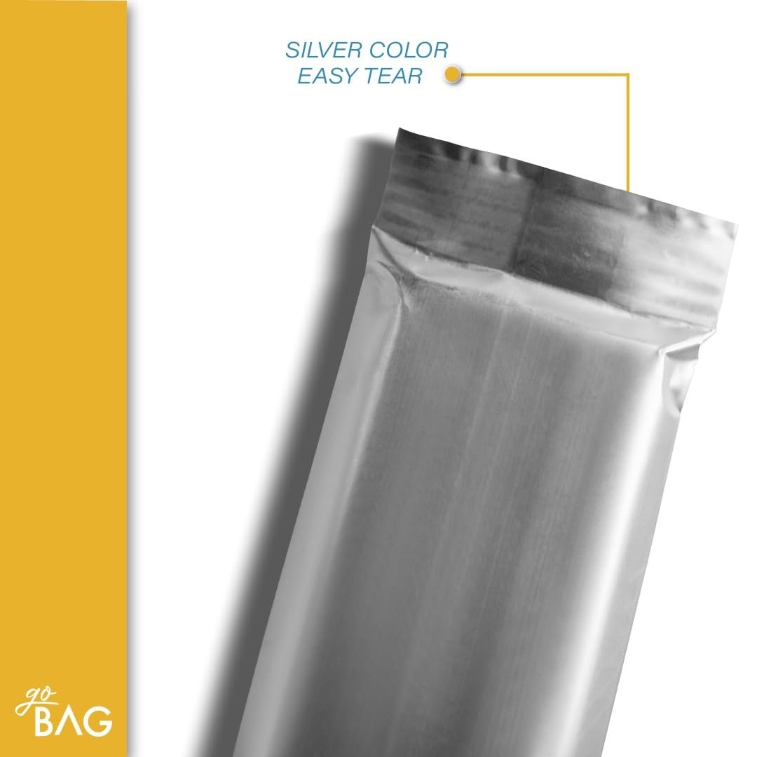 100 Pack Metalized Bags Chocolate Bar Wrapping 6.89×3 Inch Fits 5.51×2.36