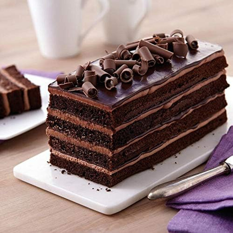 Bakers Pantry Cake Roll Container Clear Hinged Lid Disposable 9″ X 5 Great for L