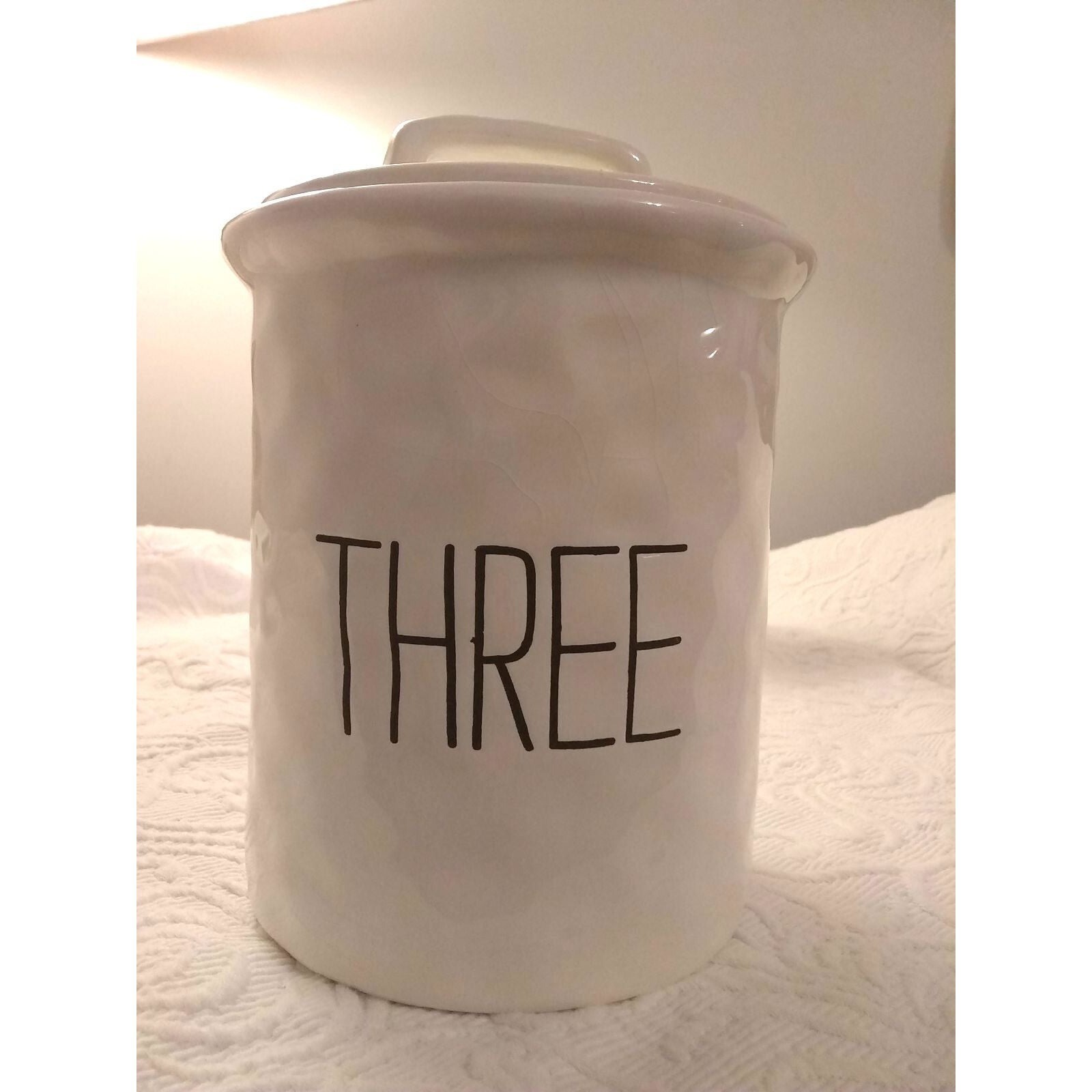 2015 Mud Pie One (no lid) & Three lidded storage cookie treat organize canisters
