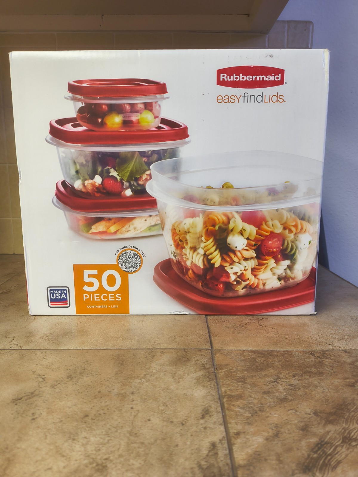 Rubbermaid easy find lids 50 piece set