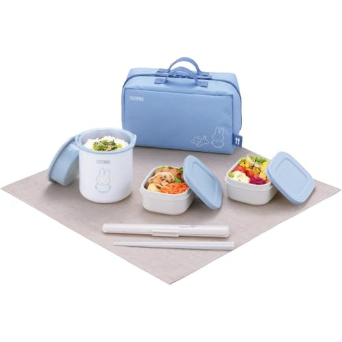 Thermos Insulated Lunch Box 250ml Ash Blue Miffy DBQ-257B ASB from JAPAN FS