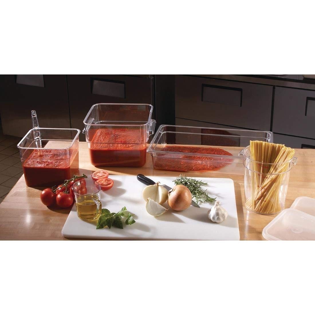 6sfscw135 Camsquare Food Container 6quart Polycarbonate Clear Nsfonly Container