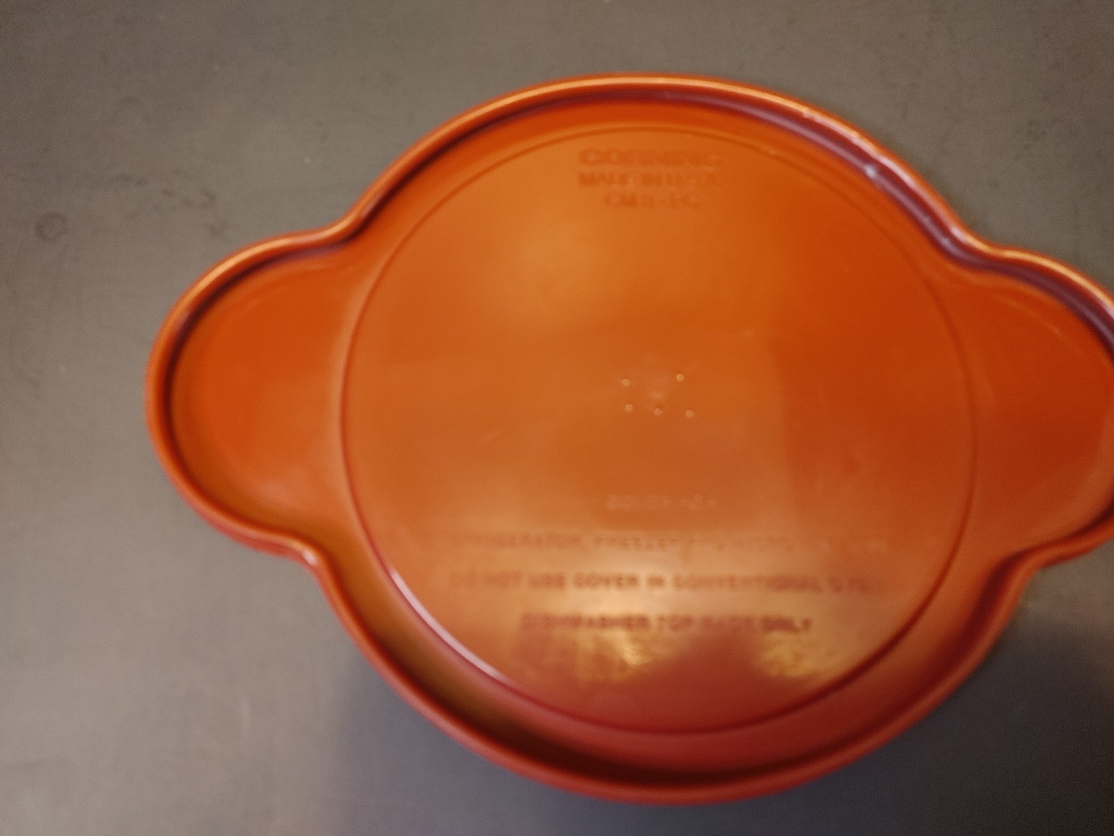 Visions CM 8-PC Cranberry Red Plastic – Single Replacement Lid