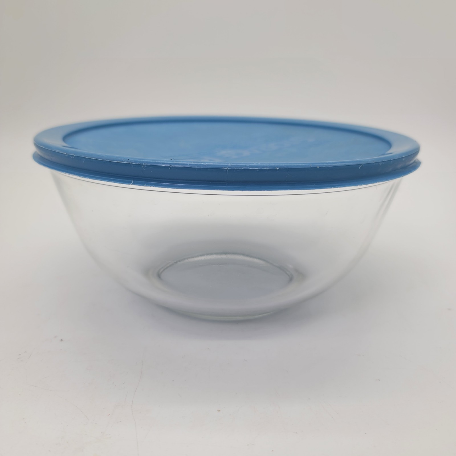 Pyrex Storage Plus 7403 10 Cup Glass Bowl w Blue Lid Food Storage Container