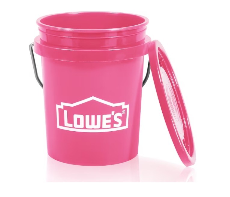 Lowe’s Mini Buckets & Tote, Lids x 3, BPA-Free Plastic Storage Pail, Gifts