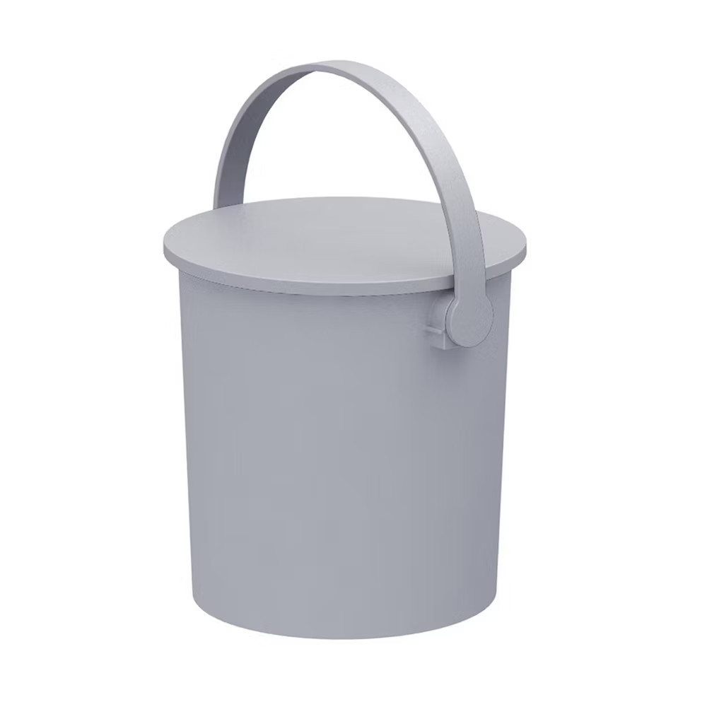 JEJ Astage 2.6gal Sturdy Bucket Decorative Storage Bin with Durable Lid and