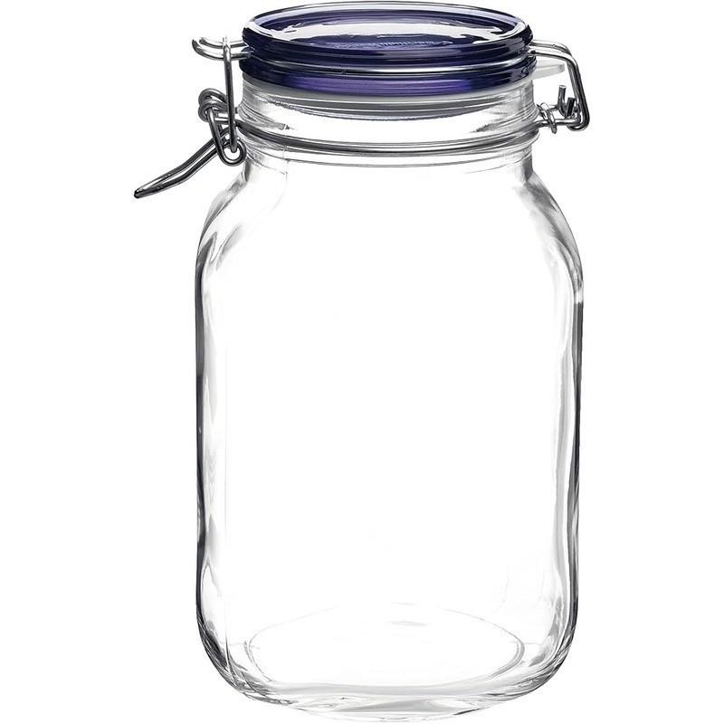Bpa Free Shock Resistant Glass Container Dishwasher Safe Made in Italy New
