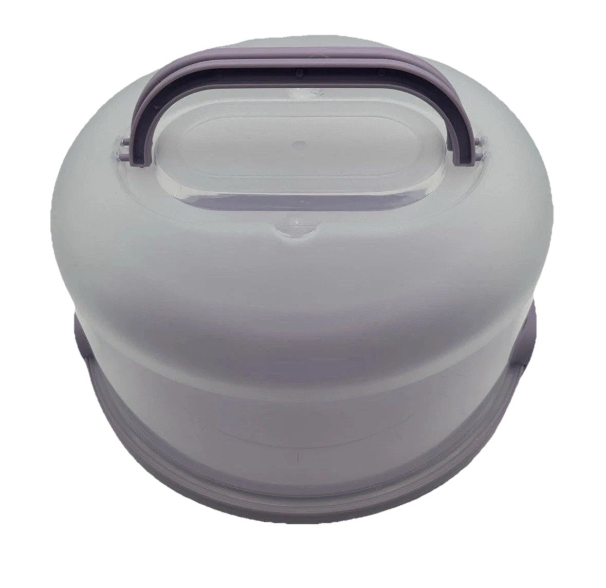 10 In Cake Conveyor/Storage Container with Handle, Cake Caddy & Serving Tray New