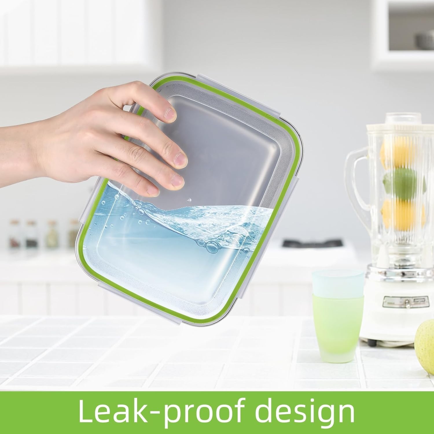 Stainless Steel Food Storage Containers, Leak Proof & Airtight Lids, Set of 9