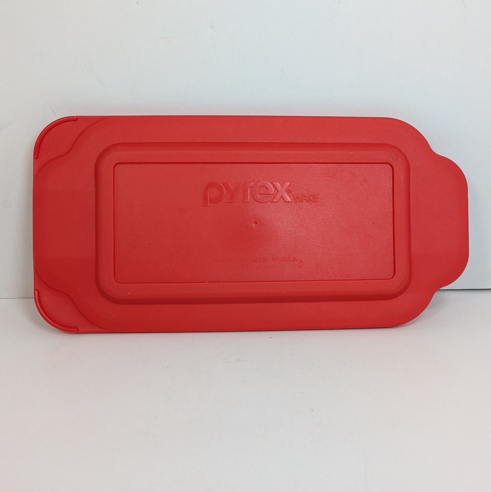 Pyrex 213-PC Red Replacement Lid For 1.5qt Rectangle Loaf USA