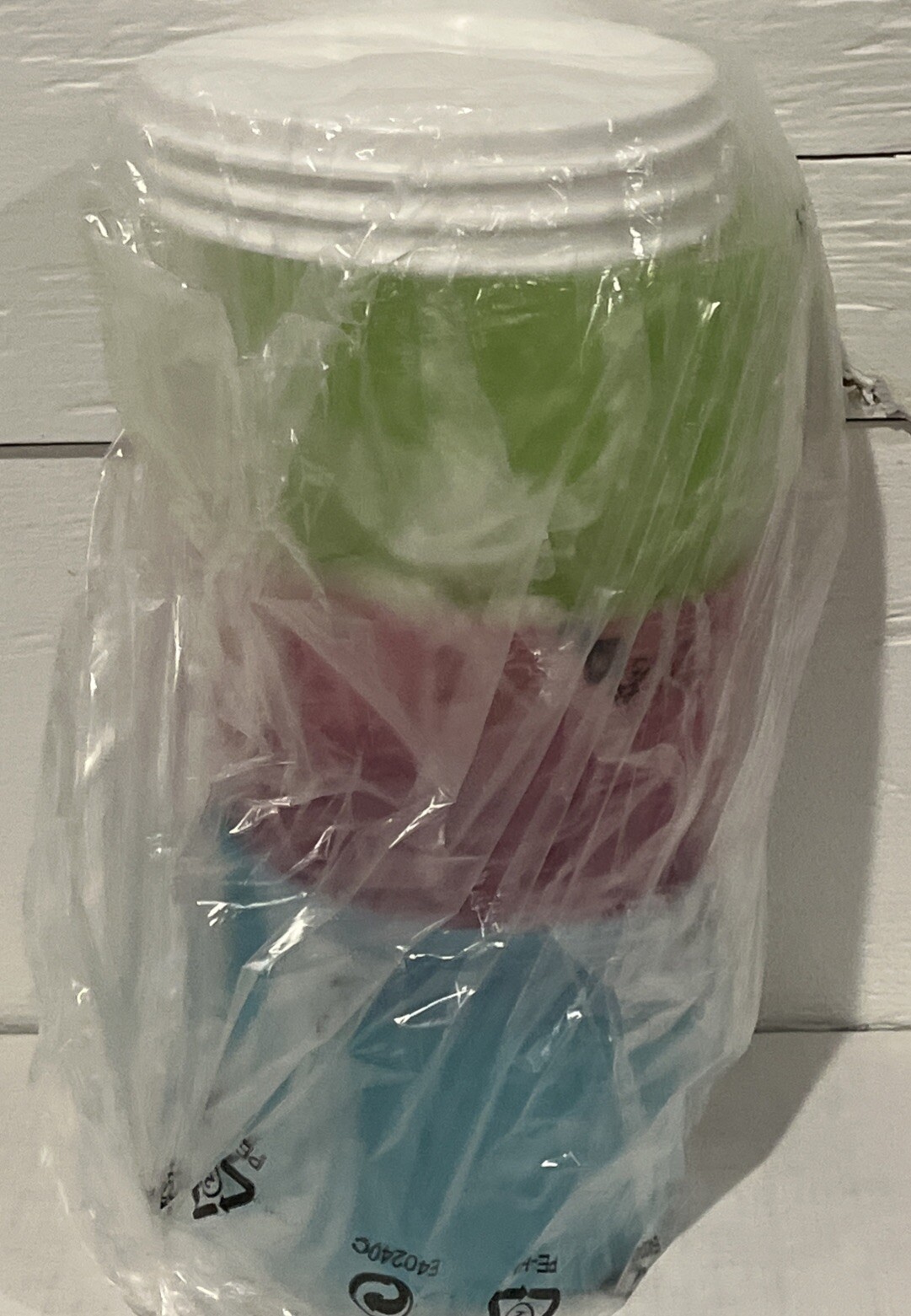 Tupperware Mini Canister Set 3x New Blue Green Pink