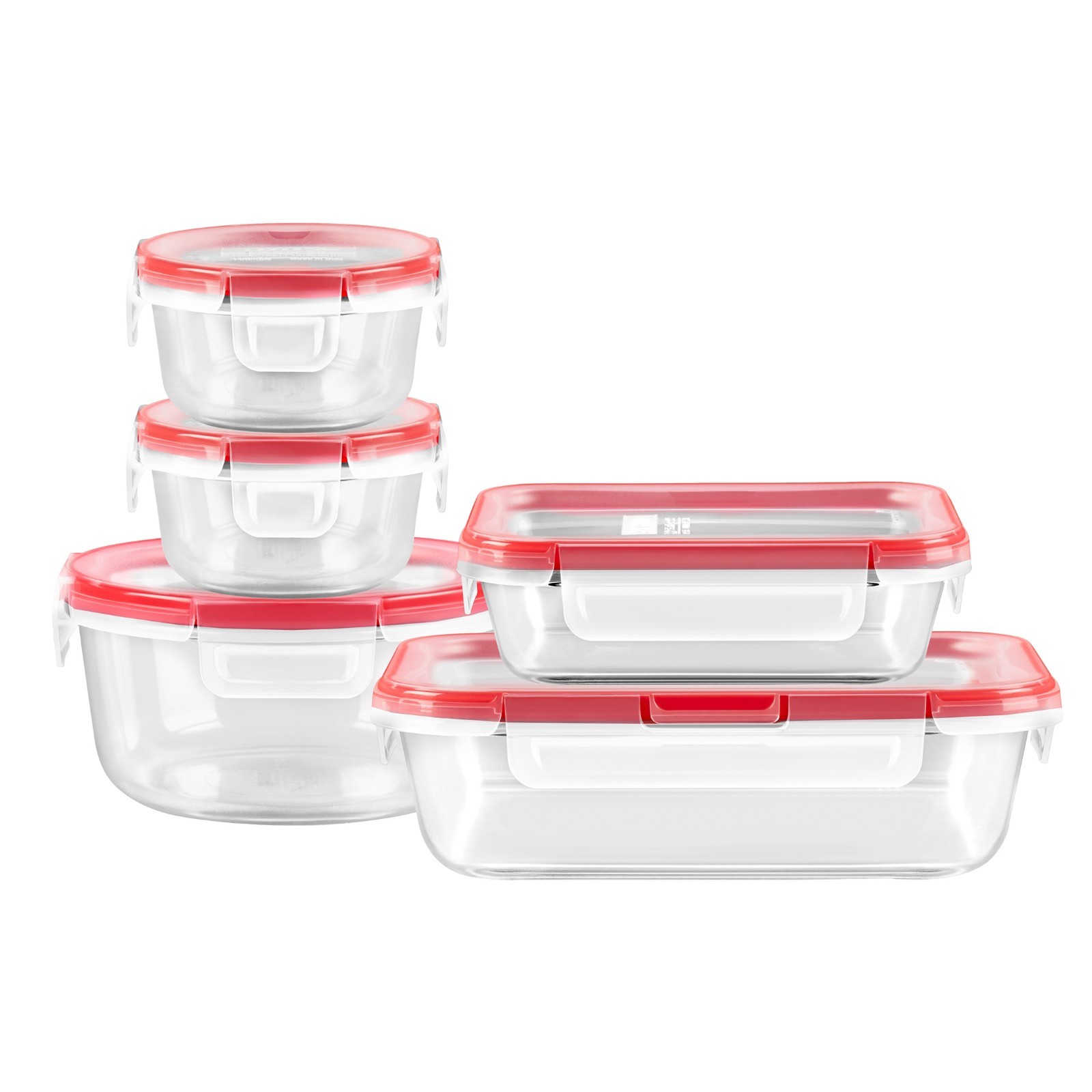 (3 pack) Pyrex® Freshlock 10-pc Glass Storage Set