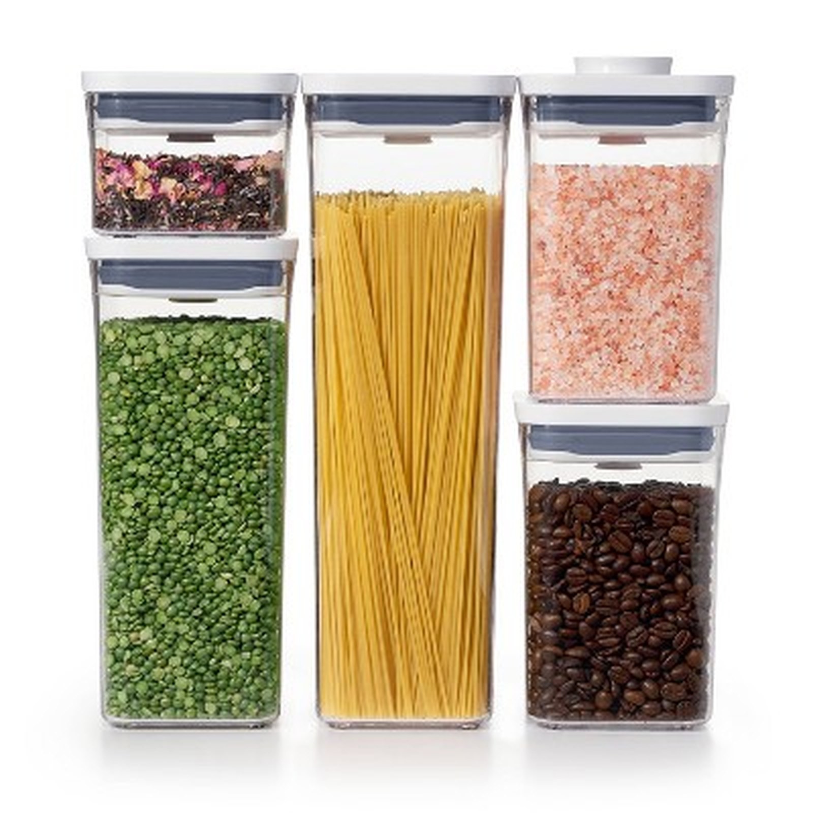 OXO 5pc Airtight Food Storage Container Set – White