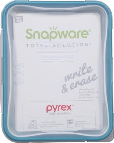 Snapware Snapware 6cup total solution rectangle food storage container glass,